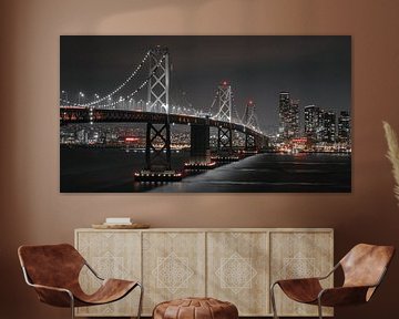 Bay Bridge, San Francisco van Photo Wall Decoration