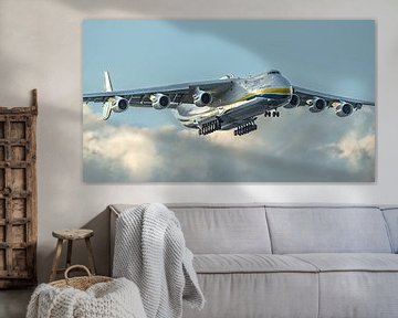 Nun gut, nur noch ein Foto der imposanten Antonov 225, weil sie so beeindruckend und besonders ist. von Jaap van den Berg