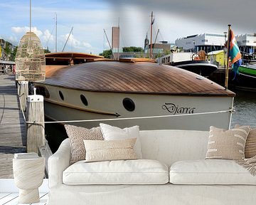 Bakdekkruiser in haven Amersfoort. van Cees Laarman