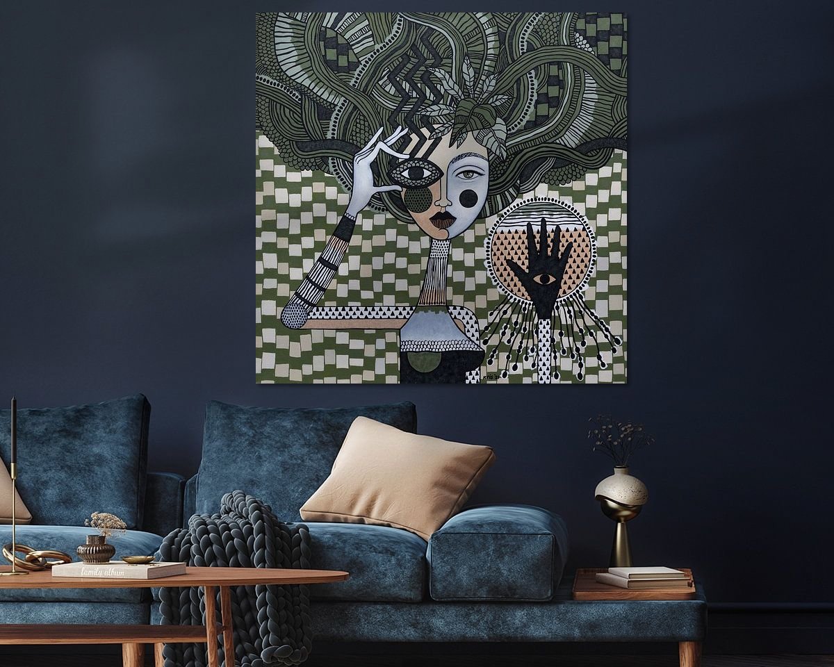 Example of the artwork in a room