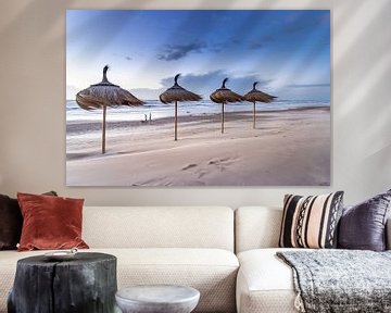 Herfst storm aan het strand van jaapFoto