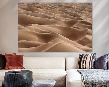 Mer de dunes dans le désert du Sahara