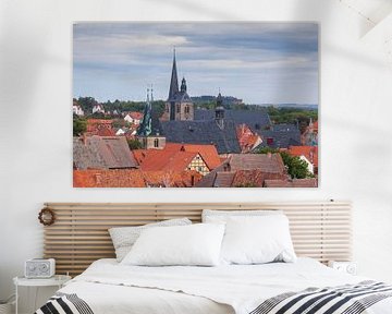 Oude binnenstad, Quedlinburg van Torsten Krüger