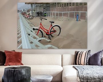 Bicycle in storage