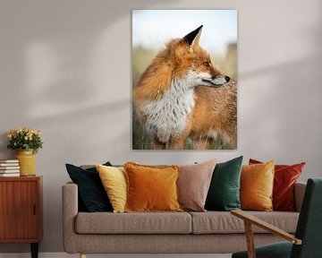 portret van een vos van Kayleigh Heppener