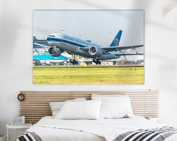 Boeing 777 vrachtvliegtuig van China Southern Cargo. van Jaap van den Berg