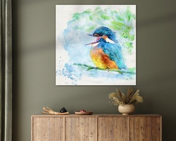 Funny kingfisher