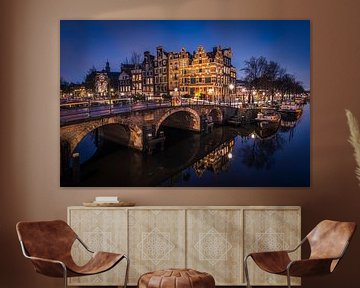 Corner on the Brouwersgracht by Guido Graas