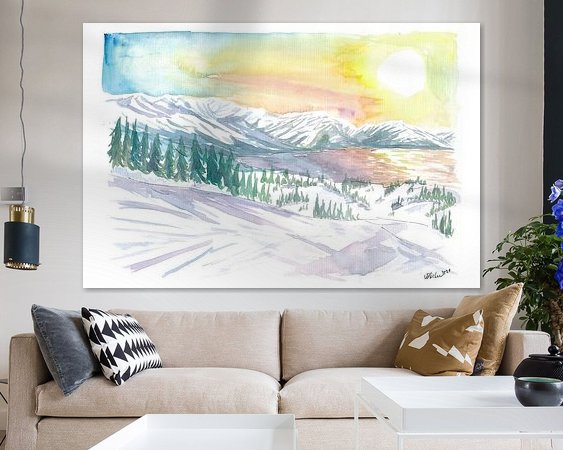Example of the artwork in a room
