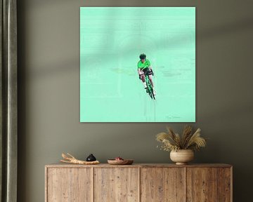 Cyclist by Marjoline Delahaye