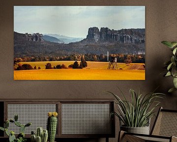 Herfst Landschap Bastei van Stefanie Hürrich