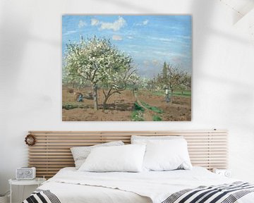 Orchard in Bloom, Louveciennes, Camille Pissarro