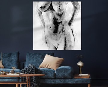 Nackter weiblicher Körper (Erotik, Kunst) von Art by Jeronimo