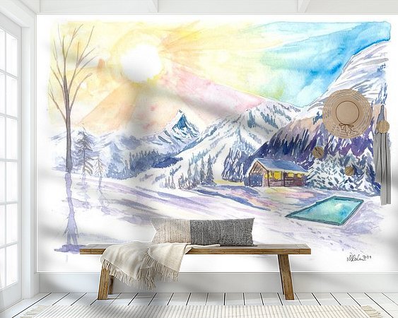 Example of the artwork in a room