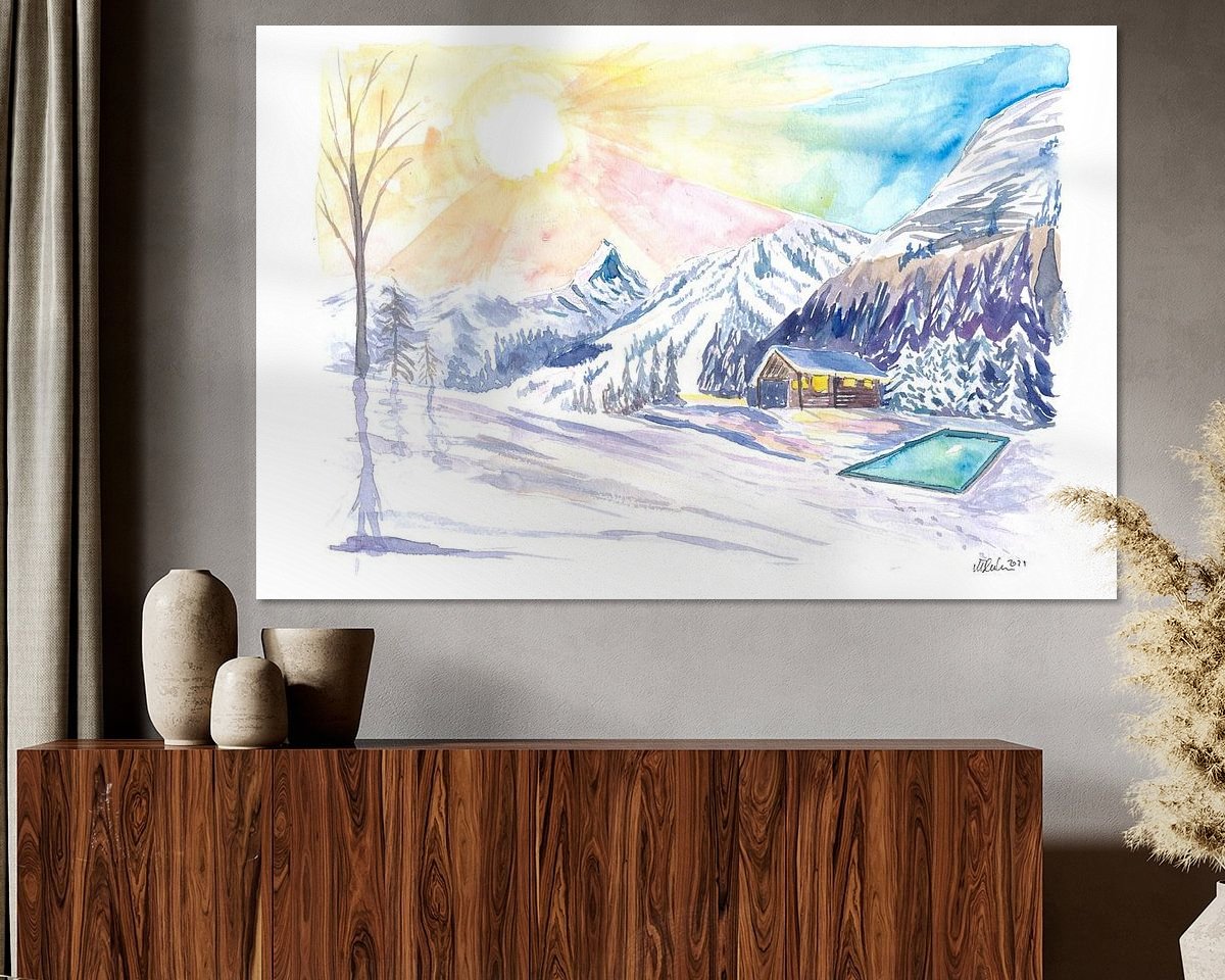 Example of the artwork in a room