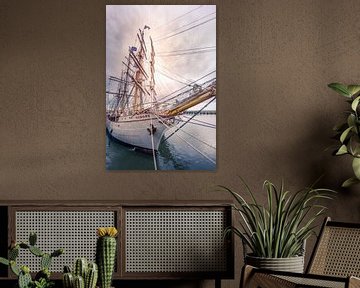 Pastel Ship by Reurings aan de Muur