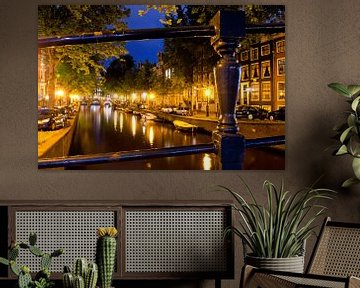 Gracht bij nacht, Amsterdam von Martien Janssen