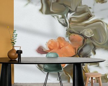 Abstract painting by Carla Van Iersel