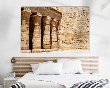 De Tempel van Ramses III te Medinet Haboe van Herbelicht Fotografie