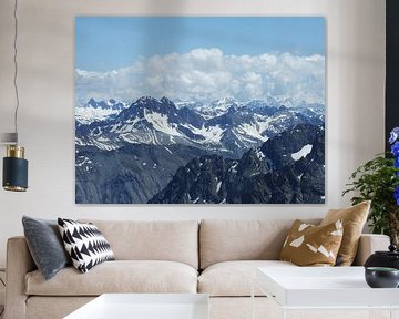 Uitzicht over de Franse alpen by Mirjam Otto