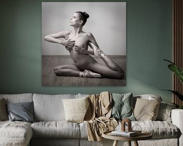 Ballerina erotischer Akt