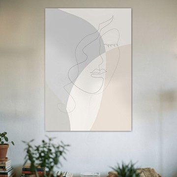 Frau vor einem schönen Hintergrund