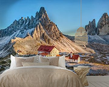 Dolomites mountain panorama at the Three Peaks by Voss Fine Art Fotografie