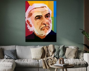 Pop Art Sean Connery van Artkreator