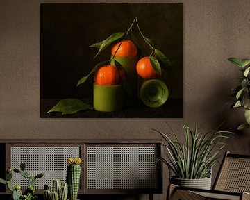 Mandarin Still Life by Saskia Schotanus