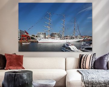 Sailing ship Dar, Bremerhaven, Bremen, Germany