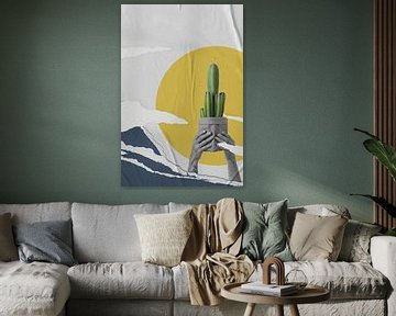 Cactus Collage van David Potter