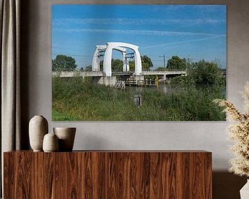 The elegant railway bridge over the Wantij just outside Dordrecht by Patrick Verhoef