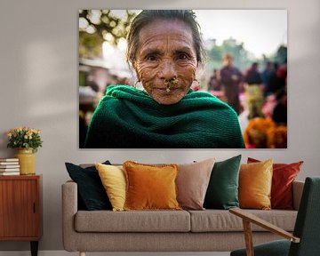 Frau mit Nasenpiercing - Porträtfotografie