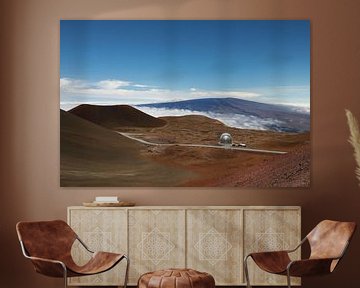 Mauna Kea telescopes , Big Island, Hawaii,USA von Frank Fichtmüller