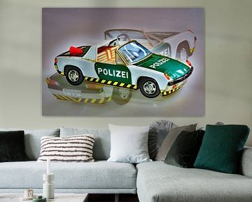 Porsche Oldtimer Modellauto 914 Polizei sur Ingo Laue