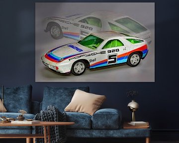 Porsche Oldtimer Modellauto 928 by Ingo Laue