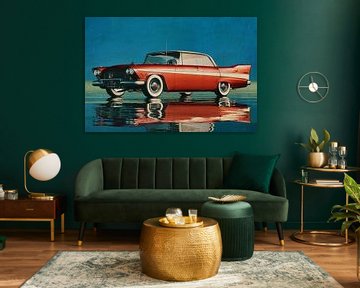 Plymouth Belvedere Sport Sedan van 1957 van Jan Keteleer