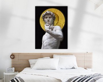 David mit goldenem Heiligenschein von Affect Fotografie