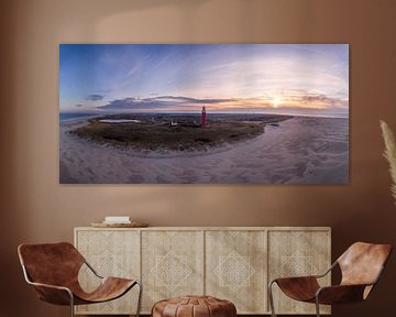 2. Weihnachtsfeiertag Leuchtturm Texel von Texel360Fotografie Richard Heerschap