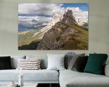 Seceda in the Dolomites. by Menno Schaefer