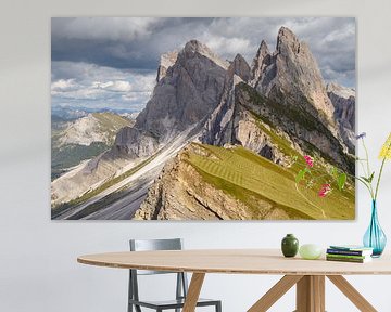 Seceda in den Dolomiten. von Menno Schaefer