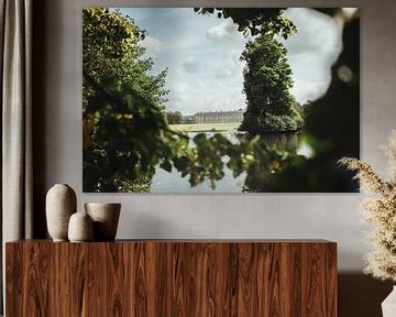 Uitzicht op Petworth House | Reisfotografie fine art foto print | Engeland, UK van Sanne Dost