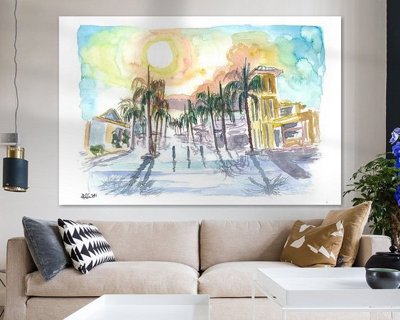 Example of the artwork in a room