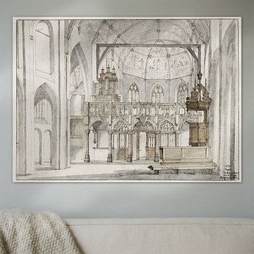 Innenraum der St. Pieterskerk Den Bosch von 1632