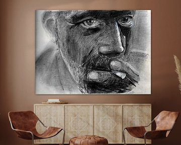 AFRO MAN SMOKE by Vincent Jacobs