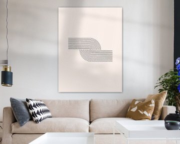 Retro 1920s vintage geometric shape in Bauhaus style. no.15 by Dina Dankers