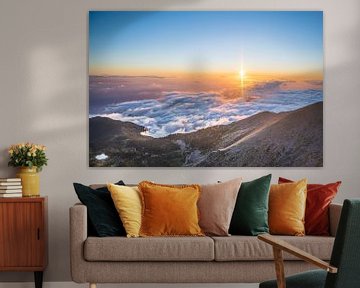 Pic du Canigou : une mer de nuages sur Friso van Wassenaer