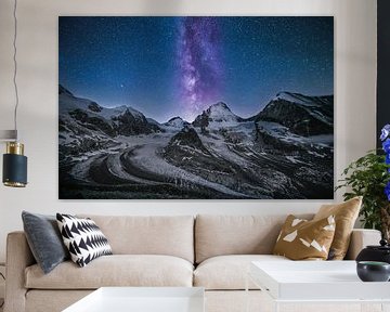 Milky Way over Pointe de Zinal by Friso van Wassenaer