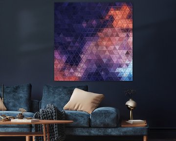 Mosaïque bleu violet #mosaique sur JBJart Justyna Jaszke