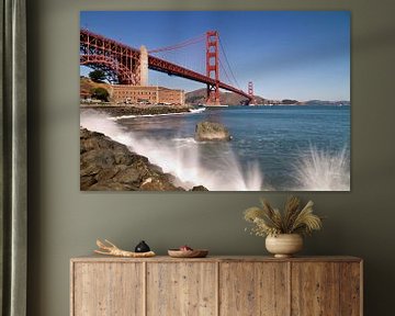 Golden Gate Bridge - Waterside by Melanie Viola